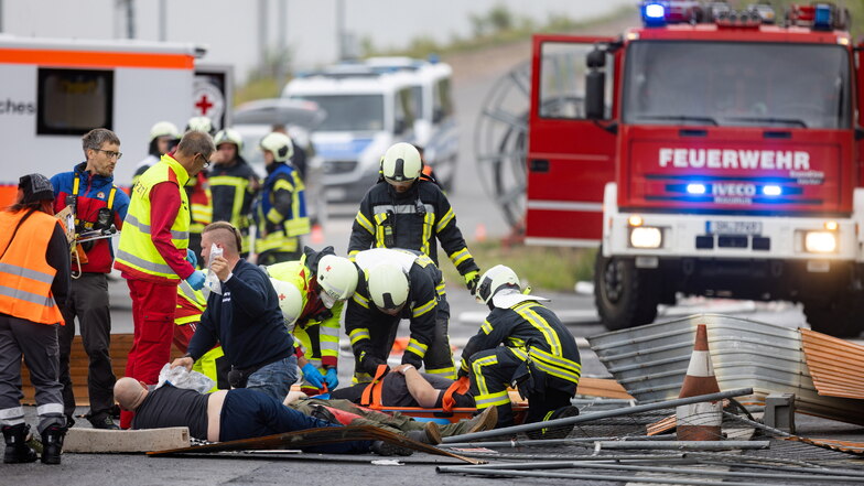 Hunderte Angriffe auf Rettungskräfte in Sachsen
