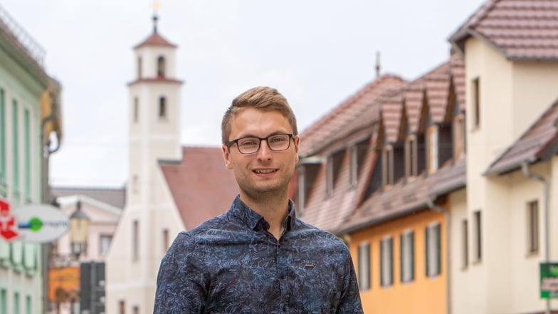 Philipp Eichler (26, CDU) ist seit knapp zwei Jahren Bürgermeister der Stadt Rothenburg und will nun auch in den Kreistag.
