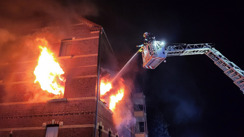 Wohnhaus in Zwickau nach Brand nicht mehr bewohnbar