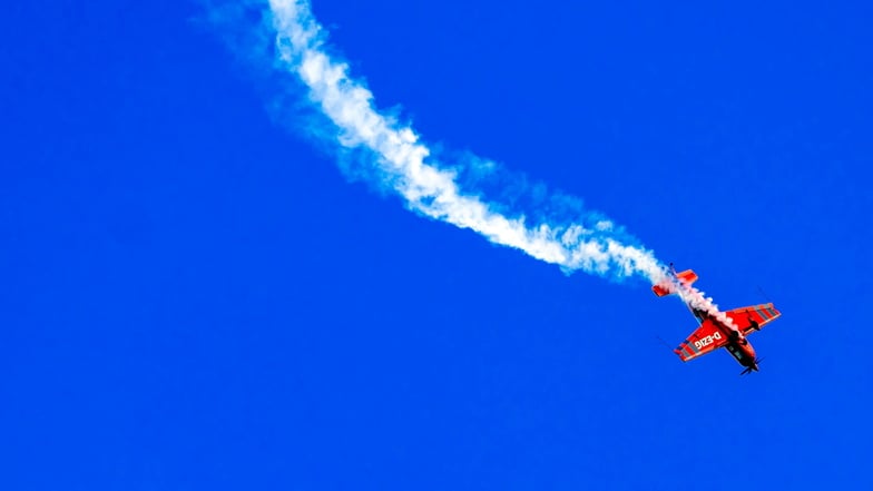 Bei den Bautzener Flugtage auf dem Flugplatz in Litten gab es spektakuläre Flugshows zu sehen.