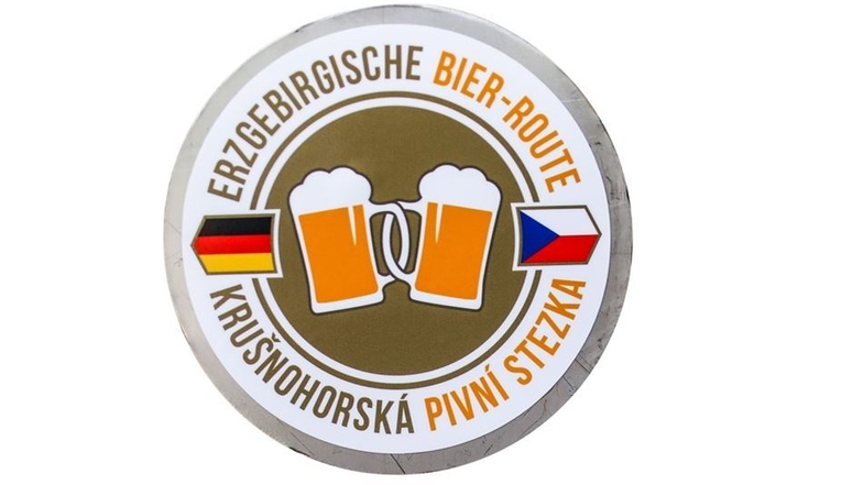Die teilnehmenden Brauereien erkennt man auch an dem Wappen der Bier-Route.