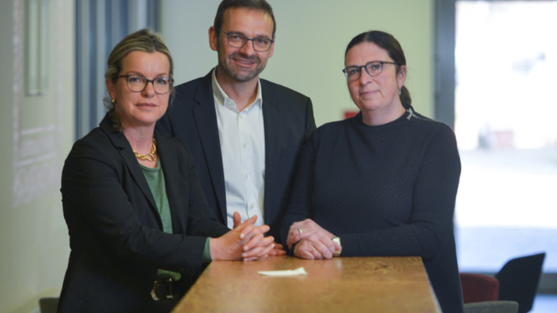Gefragte Fachanwälte: Ines Ander aus Görlitz, Frank Simon aus Dresden und Christina Mathern aus Chemnitz (von links). 