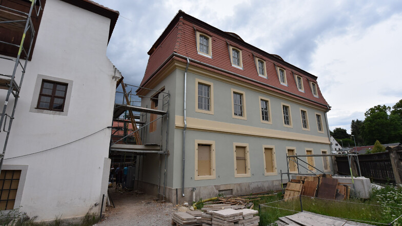 Baustelle Museum: Dippoldiswalde zeigt, wie das Gebäude derzeit umgebaut und saniert wird.