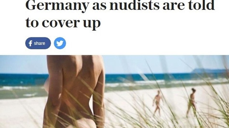 Nacktbader sind ein Internet-Hit