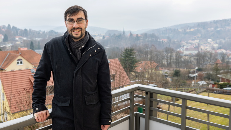 Sanierte Wohnungen in Sebnitz: Blick ins Böhmische vom Balkon