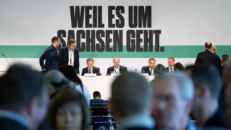 Veranstaltung der Sachsen-CDU: Am 1. September sind mehr als drei Millionen Menschen im Freistaat aufgerufen, ihre Stimme abzugeben.