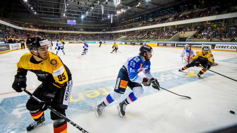 2018 gab es das letzte Eishockey-Länderspiel in Dresden. Deutschland unterlag vor ausverkaufter Halle gegen die Slowakei mit 1:4.