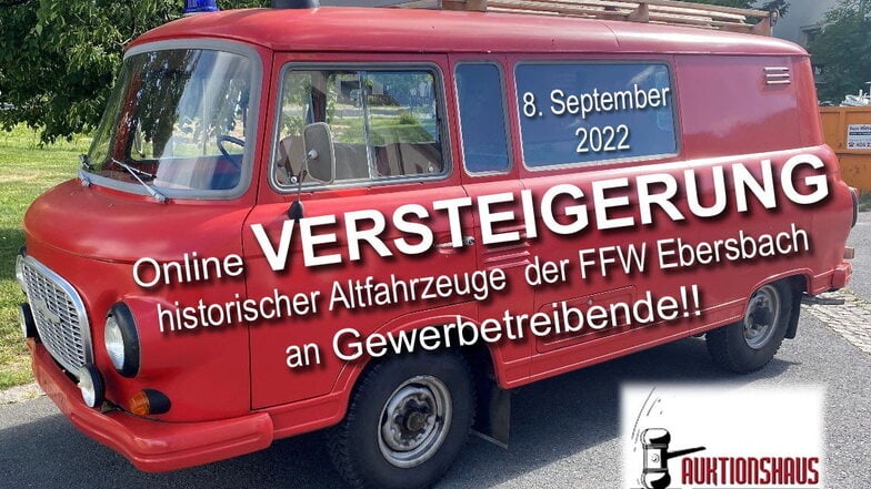 Eine clevere Idee hat die Ebersbacher Feuerwehr. Sie bietet ihre Altautos im Internet bei einer Versteigerung an.