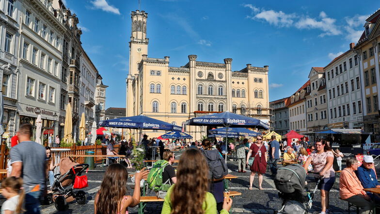 Bei gutem Wetter war nicht nur auf dem Zittauer Markt beim Fest "Sommer in der Stadt" am Wochenende richtig was los, überall in der Innenstadt, in der Weinau und auf dem Festplatz Brückenstraße.