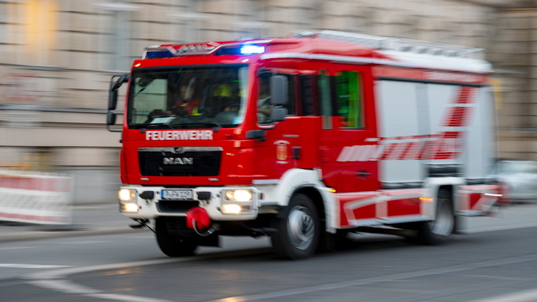 Am Helmholz-Zentrum Rossendorf ist am Sonnabend ein simulierter Brand geprobt worden.