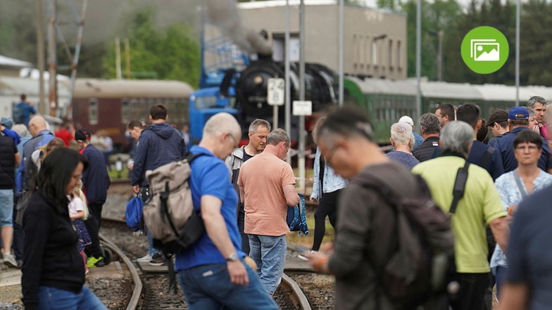 Von der Dampflok bis zur "Brotbüchse": Eisenbahn-Nostalgie in Löbau