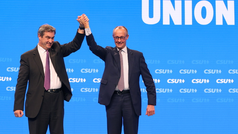 CSU-Parteitag: Merz sieht Union vor erfolgreichem Wahljahr