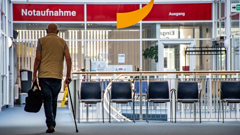 So leer ist es im Bereich der Notaufnahme des Kreiskrankenhauses Freiberg sehr selten. Um den Patientenstrom besser zu leiten und damit Wartezeiten zu minimieren, soll sich dort einiges ändern.