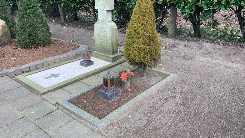 Ein namenloses Grab in Wieste im Emsland ist die letzte Ruhestätte für den sächsischen Priestertäter Erich G.