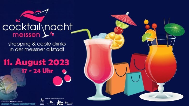Die Cocktailnacht Meißen ist Teil der Veranstaltungsreihe "Lebens(t)raum Innenstadt", eine Initiative von sächsische.de.