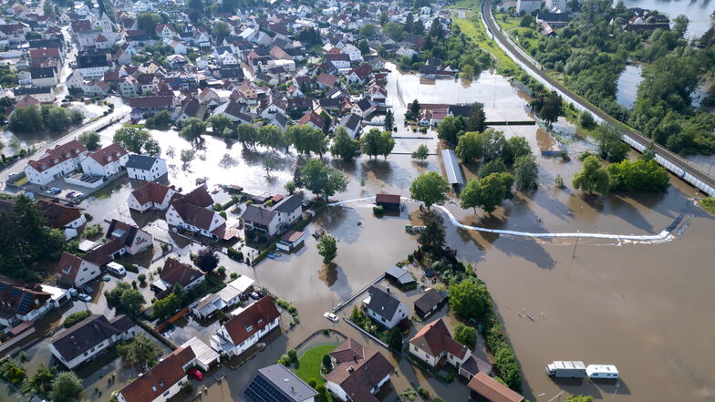Hochwasserlage in Süddeutschland spitzt sich zu