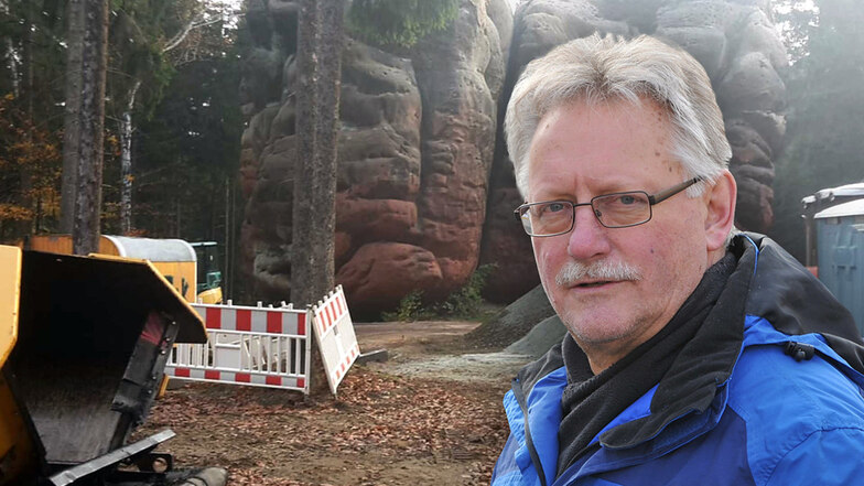 Touristiker Rainer Danzig findet den Bau eines Rastplatzes an den Kelchsteinen längst überfällig.