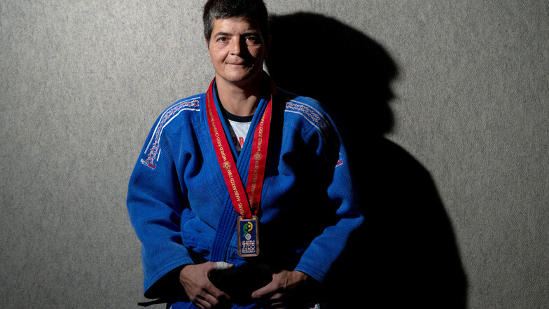 Judoka Anita Sprenger ist in ihrem Sport erfolgreich und versucht auch die Kleinsten von ihm zu überzeugen.