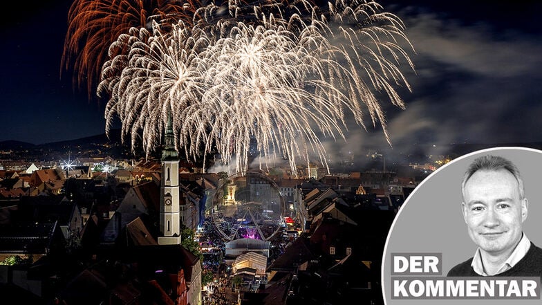 Feuerwerk zum Abschluss des Görlitzer Altstadtfest 2018 /// Foto: Nikolai Schmidt
Foto: Nikolai Schmidt