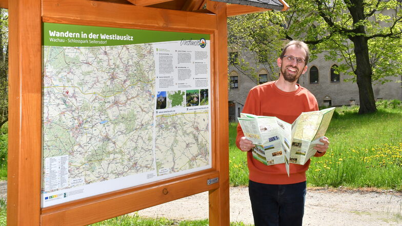 Der Wanderwegewart Ronny Menzel im Seifersdorfer Tal berichtet von weniger Rücksichtnahme zwischen den Waldbesuchern.
