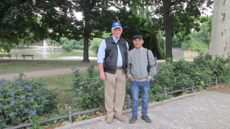 Dietmar Strauch und Nguyen Phuc Tung haben sich vor wenigen Tagen in Dresden getroffen.