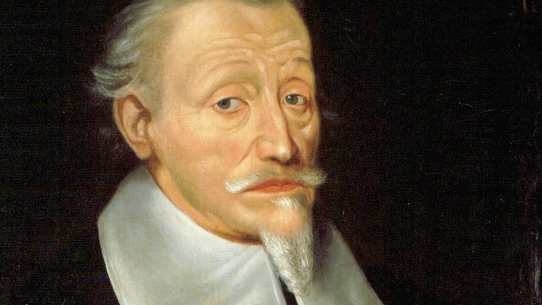 Heinrich Schütz um 1660, als er hochbetagt unverändert noch Meisterwerke schuf.