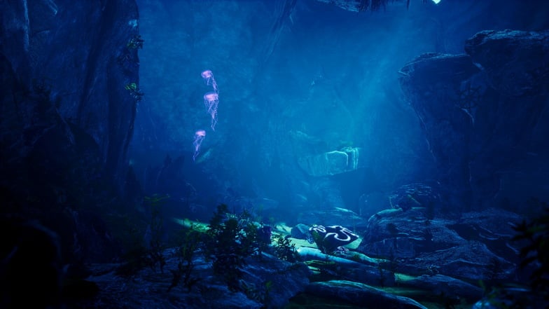Stimmungsvolle Unterwasserwelten sollen beim Konzert "Unten im Meer" zu sehen sein. Aufgeführt wird es im März, die technischen Vorbereitungen laufen aber schon jetzt.