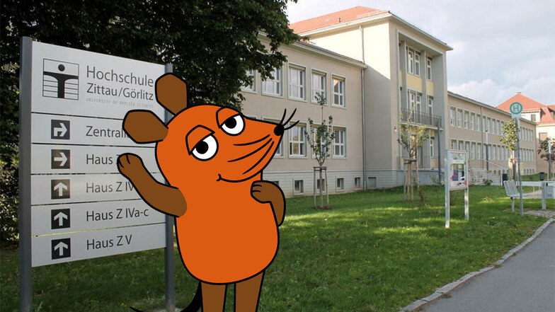 Für "Die Sendung mit der Maus" wird an der Zittauer Hochschule gedreht.