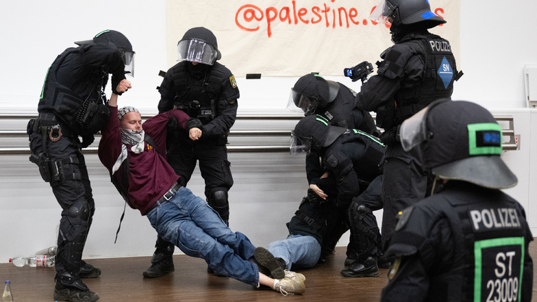 Pro-palästinensische Uni-Besetzung in Leipzig: Mehr als 30 Strafverfahren eingeleitet