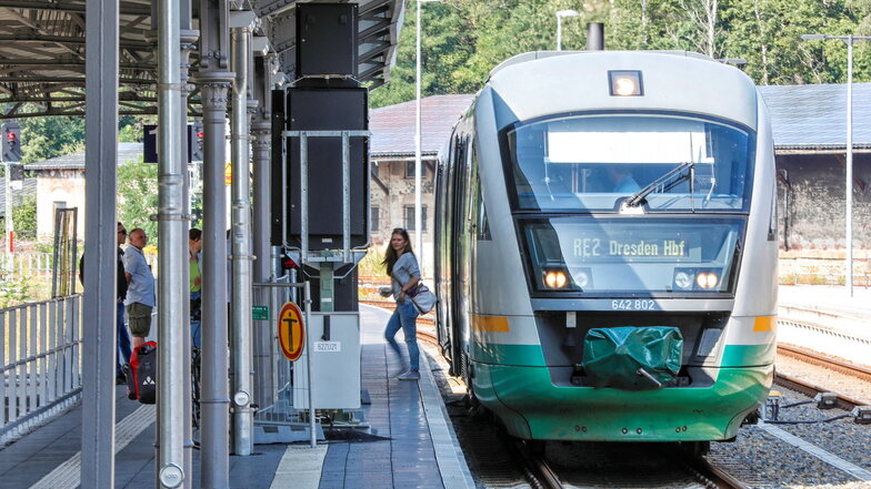 Die Trilex-Züge erleben wegen des 9-Euro-Tickets ein deutliches Fahrgast-Plus.