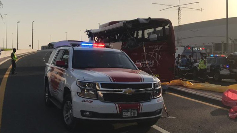 17 Tote bei Busunglück in Dubai