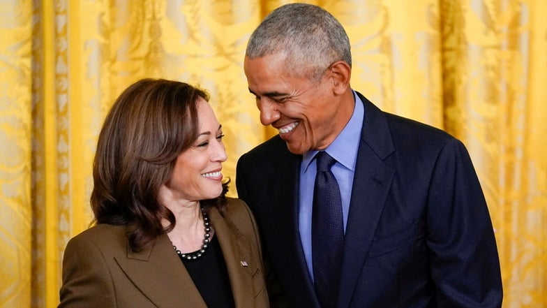 Auch Obama unterstützt Harris als Präsidentschaftskandidatin