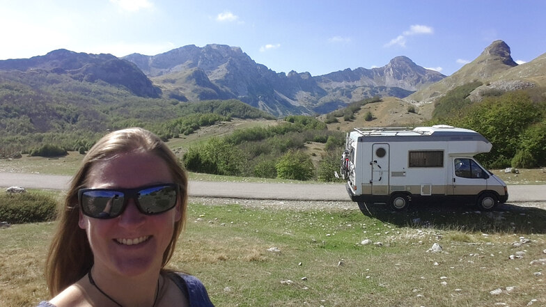 Bevor Anja Müller in ihren Belingo zog, probte sie das Nomadenleben mit einem deutlich komfortableren Campmobil.