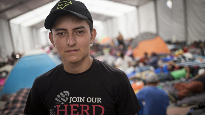 Alexander Gonzales Herrarte aus Guatemala ist 17 Jahre alt. Anfang Oktober machte er sich auf den Weg zur Südgrenze der USA. 