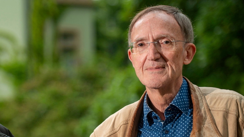 Bernhard Mossner vom Bündnis für ein nachhaltiges Coswig in der Karrasstraße. Das Foto wurde  aufgenommen im vergangenen Jahr.