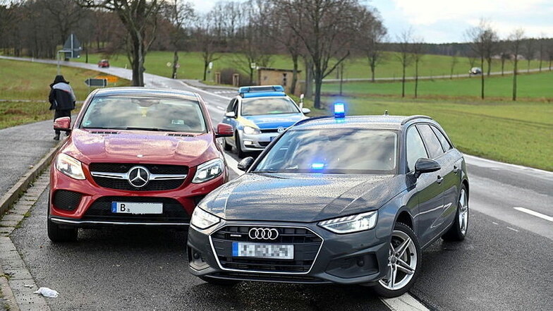 Ein gestohlener Mercedes wurde von der Polizei am Donnerstagnachmittag in der Nähe von Kamenz gestoppt.
