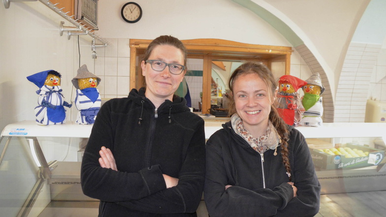 Anne Ritter-Hahn (links) und Peggy Hocke sind die neuen Betreiberinnen vom Landshop Melaune.