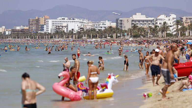 Normalerweise tummeln sich die Touristen am Strand von El Arenal.