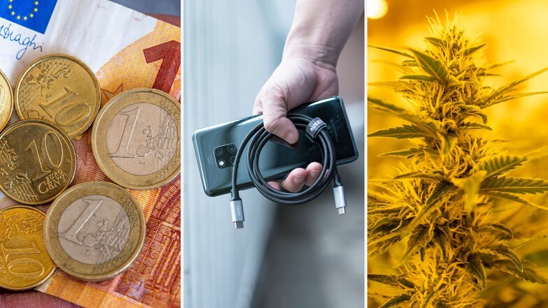 Mindestlohn, Bürgergeld, Cannabis: Das ändert sich 2024 in Sachsen