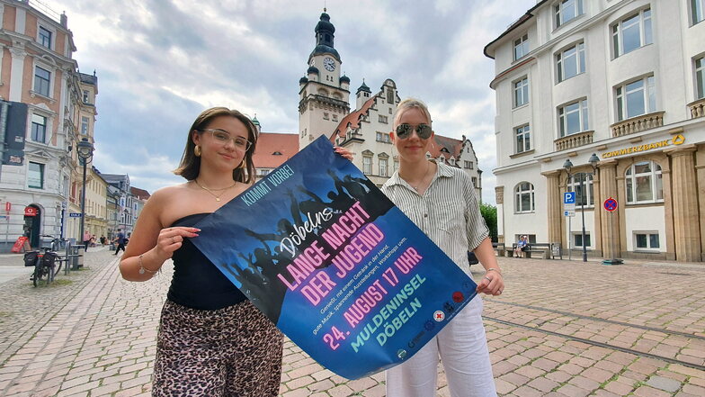 Die Mitorganisatorinnen Elisabeth Conrad (links) und Josi Funke freuen sich auf die „Lange Nacht der Jugend“.