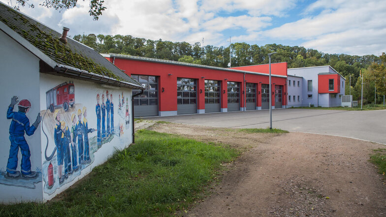 Das ehemalige Badgelände gehört heute zum Areal des neuen Feuerwehrhauses.