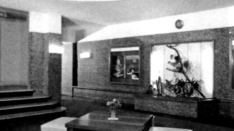 Das Foyer nach dem Umbau zwischen 1977 und 1979