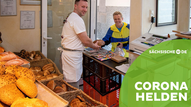 Der Roßweiner Bäcker Gerd Zschiesche hätte nicht gedacht, dass er die Kunden ein Jahr nach Beginn der Corona-Pandemie noch immer an der Eingangstür seines Geschäfts bedient. Und es gibt noch mehr Veränderungen.