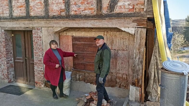 Danuta und Antoni Alchimowicz wollen dieses Umgebindehaus im Isergebirgsvorland retten.