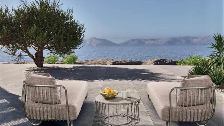 Mit den Loungemöbeln der Marke "STERN" sorgen Sie für ein gemütliches und luxuriöses Ambiente auf Ihrer Terrasse.