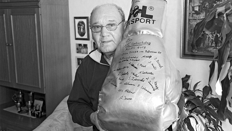 Horst Merkel war Mitbegründer der Roßweiner Boxabteilung, der er in den verschiedensten Funktionen über sieben Jahrzehnte sportlich verbunden blieb.