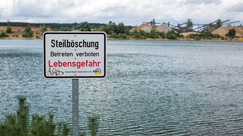 Illegales "Kiesgruben-Baden" in Ottendorf wird wohl schwerer