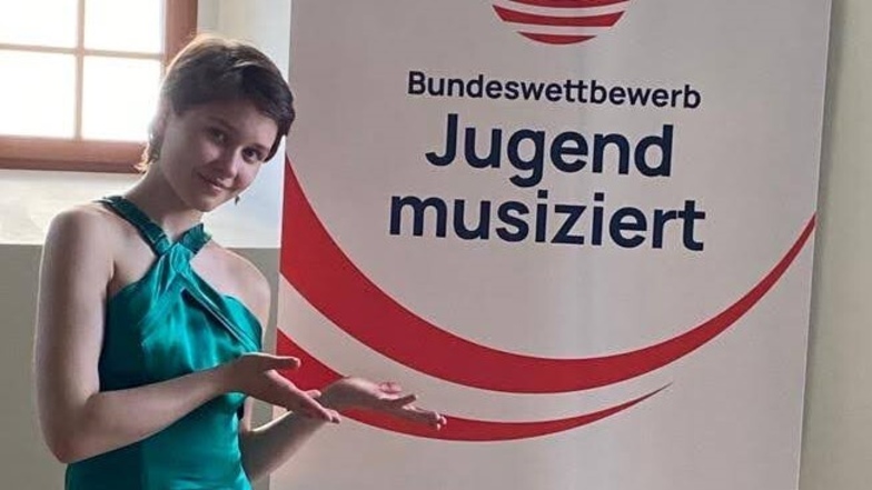 Die 16-jährige Anna Dribas aus Görlitz hat im Bundeswettbewerb Jugend musiziert einen zweiten Platz geschafft.