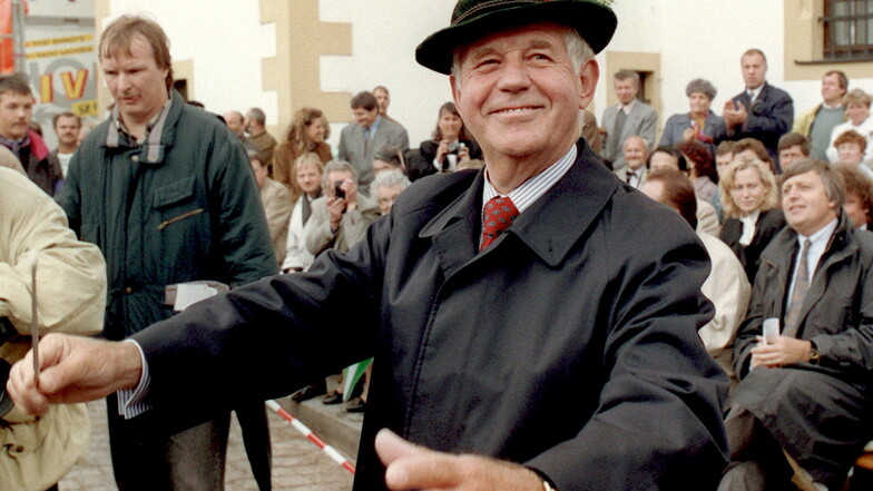 1992 beim "Tag der Sachsen" in Freiberg.