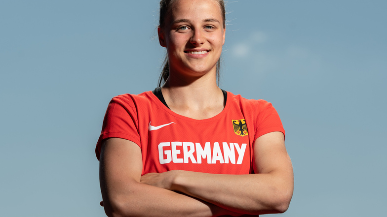 Sprinterin Chiara Schimpf.